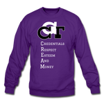 GCT Acronym Crewneck Sweatshirt - purple