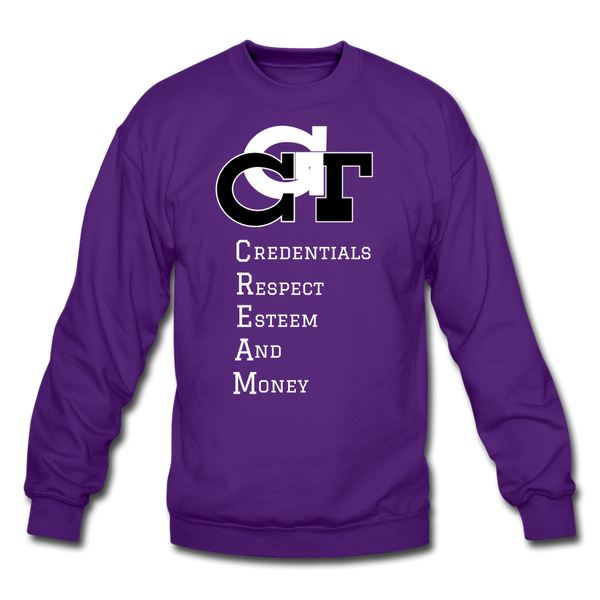 GCT Acronym Crewneck Sweatshirt - purple