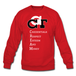 GCT Acronym Crewneck Sweatshirt - red