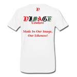 D'IMAG'E Couture Juneteenth Men's Premium T-Shirt - white