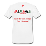 D'IMAG'E Couture Juneteenth Men's Premium T-Shirt - white