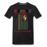 D'IMAG'E Couture Juneteenth Men's Premium T-Shirt - black