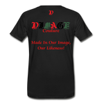 D'IMAG'E Couture Juneteenth Men's Premium T-Shirt - black