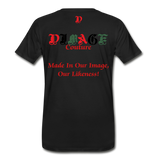 D'IMAG'E Couture Juneteenth Men's Premium T-Shirt - black