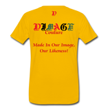 D'IMAG'E Couture Juneteenth Men's Premium T-Shirt - sun yellow