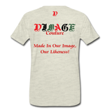 D'IMAG'E Couture Juneteenth Men's Premium T-Shirt - heather oatmeal