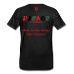 D'IMAG'E Couture Juneteenth Men's Premium T-Shirt - charcoal gray