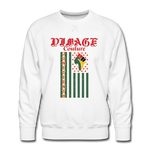 D'IMAG'E Couture JUNETEENTH Men’s Premium Sweatshirt - white