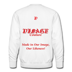 D'IMAG'E Couture JUNETEENTH Men’s Premium Sweatshirt - white