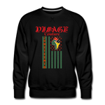 D'IMAG'E Couture JUNETEENTH Men’s Premium Sweatshirt - black