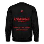 D'IMAG'E Couture JUNETEENTH Men’s Premium Sweatshirt - black