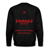 D'IMAG'E Couture JUNETEENTH Men’s Premium Sweatshirt - black