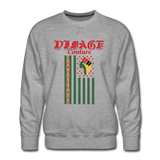 D'IMAG'E Couture JUNETEENTH Men’s Premium Sweatshirt - heather gray