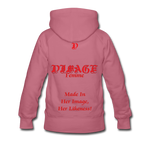 D'IMAG'E Femme Juneteenth Women’s Premium Sweatshirt - mauve