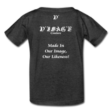 D'IMAG'E Legacy Wordmark & Slogan Youth T-Shirt - heather black