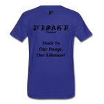 D'IMAG'E Couture Wordmark & Slogan Men's Premium T-Shirt - royal blue