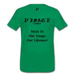 D'IMAG'E Couture Wordmark & Slogan Men's Premium T-Shirt - kelly green