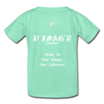 D'IMAG'E Legacy Wordmark & Slogan Hanes Youth Tagless T-Shirt - deep mint