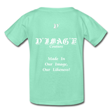 D'IMAG'E Legacy Wordmark & Slogan Hanes Youth Tagless T-Shirt - deep mint