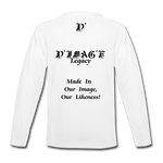 D'IMAG'E Legacy Youth Happy Juneteenth-In Living Color Premium Long Sleeve T-Shirt - white