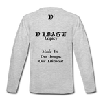 D'IMAG'E Legacy Youth Happy Juneteenth-In Living Color Premium Long Sleeve T-Shirt - heather gray