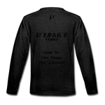 D'IMAG'E Legacy Youth Happy Juneteenth-In Living Color Premium Long Sleeve T-Shirt - charcoal grey