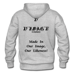 D'IMAG'E Couture Wordmark & Slogan Heavy Blend Adult Hoodie - heather gray