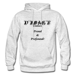 D'IMAG'E Couture Wordmark & Slogan Heavy Blend Adult Hoodie - light heather gray