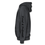 D'IMAG'E Couture Wordmark & Slogan Heavy Blend Adult Hoodie - charcoal grey