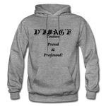 D'IMAG'E Couture Wordmark & Slogan Heavy Blend Adult Hoodie - graphite heather