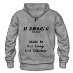 D'IMAG'E Couture Wordmark & Slogan Heavy Blend Adult Hoodie - graphite heather