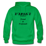 D'IMAG'E Couture Wordmark & Slogan Heavy Blend Adult Hoodie - kelly green