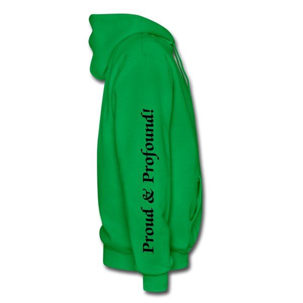 D'IMAG'E Couture Wordmark & Slogan Heavy Blend Adult Hoodie - kelly green