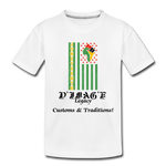 D'IMAG'E Legacy Youth Juneteenth Premium T-Shirt - white