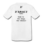 D'IMAG'E Legacy Youth Juneteenth Premium T-Shirt - white