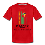 D'IMAG'E Legacy Youth Juneteenth Premium T-Shirt - red