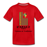 D'IMAG'E Legacy Youth Juneteenth Premium T-Shirt - red