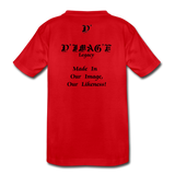 D'IMAG'E Legacy Youth Juneteenth Premium T-Shirt - red