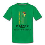 D'IMAG'E Legacy Youth Juneteenth Premium T-Shirt - kelly green