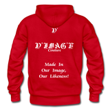 D'IMAG'E Couture Happy Juneteenth Unisex Heavy Blend Adult Hoodie - red