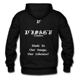 D'IMAG'E Couture Happy Juneteenth Unisex Heavy Blend Adult Hoodie - black