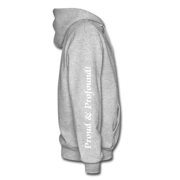 D'IMAG'E Couture Happy Juneteenth Unisex Heavy Blend Adult Hoodie - heather gray