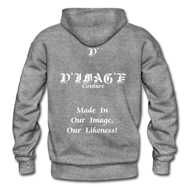 D'IMAG'E Couture Happy Juneteenth Unisex Heavy Blend Adult Hoodie - graphite heather