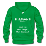 D'IMAG'E Couture Happy Juneteenth Unisex Heavy Blend Adult Hoodie - kelly green