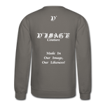 D'IMAG'E Couture Happy Juneteenth Unisex Heavy Blend Crewneck Sweatshirt - asphalt gray