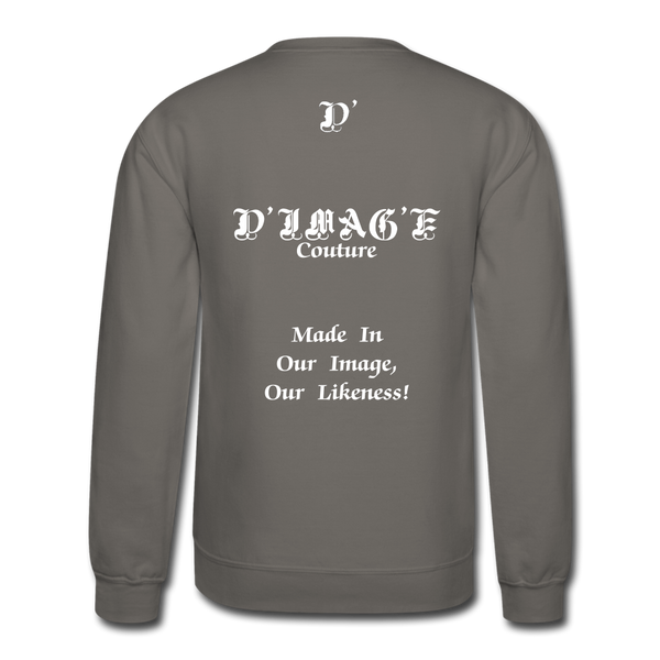 D'IMAG'E Couture Happy Juneteenth Unisex Heavy Blend Crewneck Sweatshirt - asphalt gray