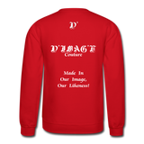 D'IMAG'E Couture Happy Juneteenth Unisex Heavy Blend Crewneck Sweatshirt - red