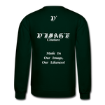 D'IMAG'E Couture Happy Juneteenth Unisex Heavy Blend Crewneck Sweatshirt - forest green