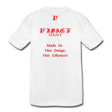 D'IMAG'E Legacy Youth Juneteenth Premium T-Shirt - white