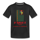 D'IMAG'E Legacy Youth Juneteenth Premium T-Shirt - black